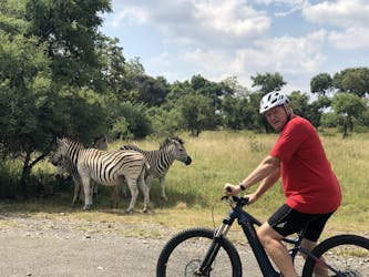 Visite guidée en vélo électrique de la réserve naturelle de Groenkloof avec friandises